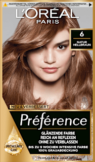 Haarfarbe 6 Natur Hellbraun L'ORÉAL PARiS PRÉFÉRENCE