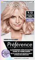 Haarfarbe 9.12 Cool Blondes Sehr Helles Beige Aschblond L'ORÉAL PARiS PRÉFÉRENCE