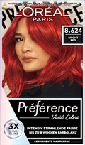 Haarfarbe Vivid Colors 8.624 Bright Red L'ORÉAL PARiS PRÉFÉRENCE