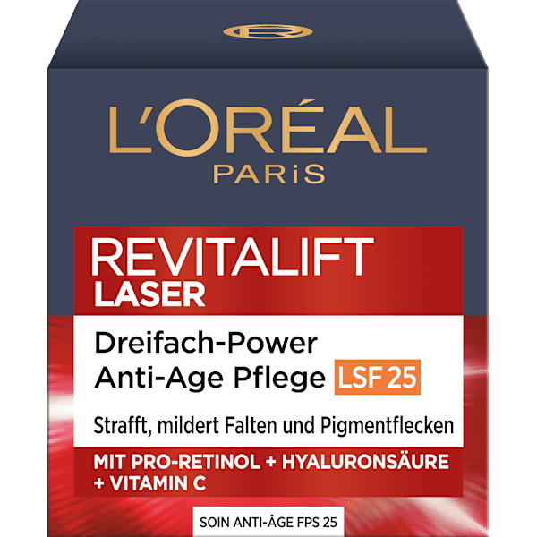 Anti Age Gesichtscreme Revitalift Laser X3 LSF 25 L'ORÉAL PARiS REVITALIFT