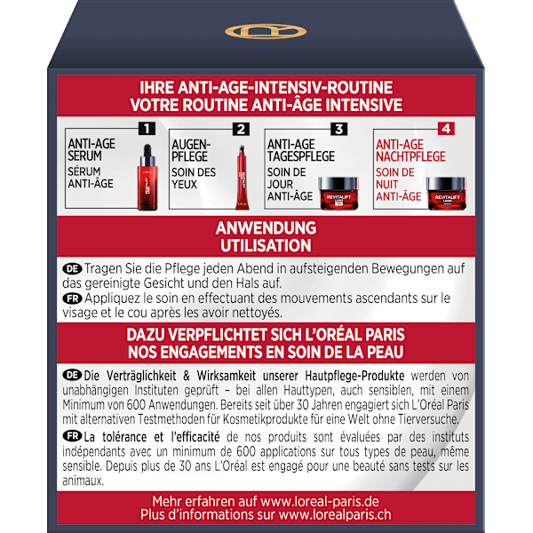 Anti Age Nachtcreme Revitalift Laser X3 L'ORÉAL PARiS REVITALIFT