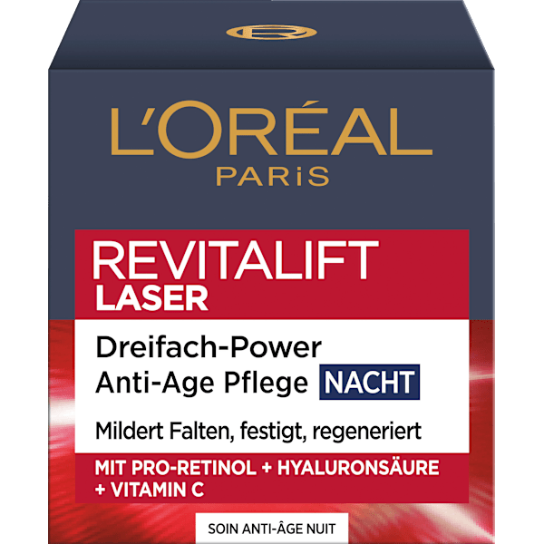 Anti Age Nachtcreme Revitalift Laser X3 L'ORÉAL PARiS REVITALIFT