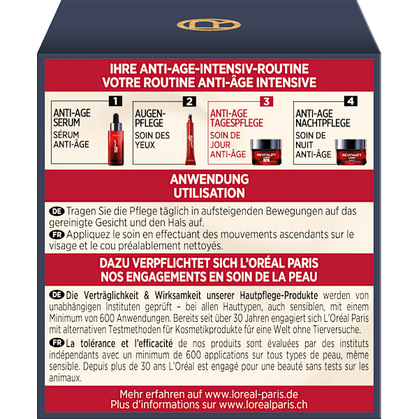 Anti-Aging Laser Gesichtscreme mit Pro-Retinol, Hyaluronsäure und Vitamin C L'ORÉAL PARiS REVITALIFT