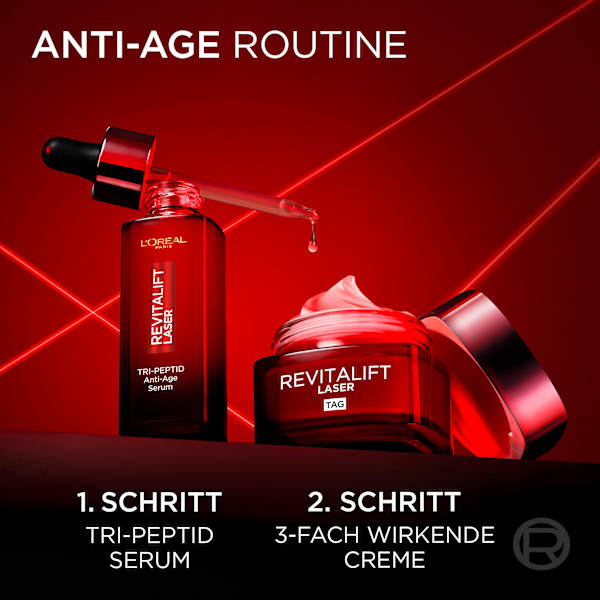 Anti-Aging Laser Serum mit Tri-Peptiden, Hyaluronsäure und Vitamin C L'ORÉAL PARiS REVITALIFT