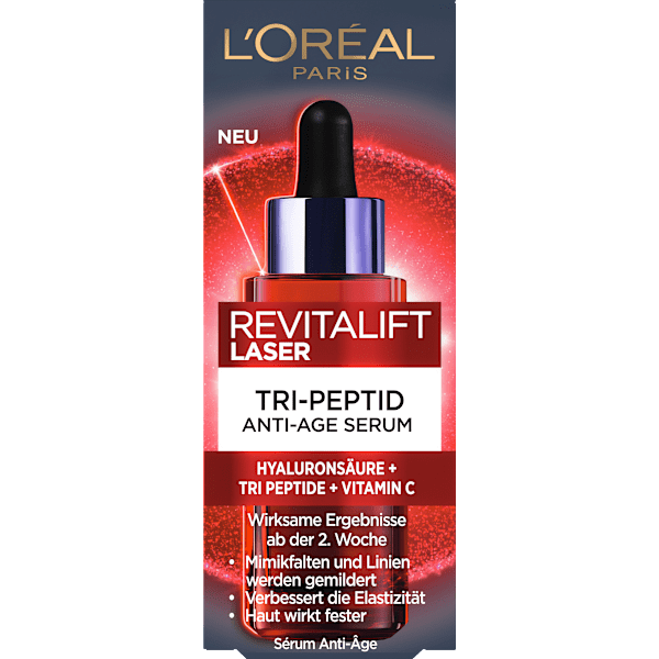 Anti-Aging Laser Serum mit Tri-Peptiden, Hyaluronsäure und Vitamin C L'ORÉAL PARiS REVITALIFT