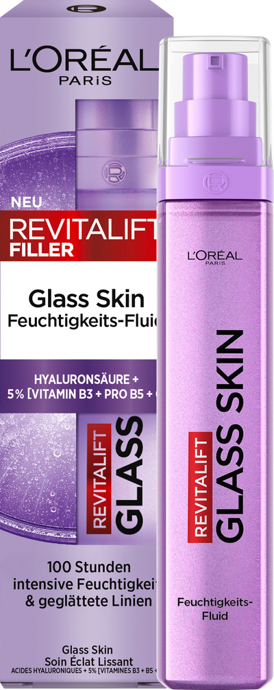 Feuchtigkeitsfluid Glass Skin, 50 ml L'ORÉAL PARiS REVITALIFT