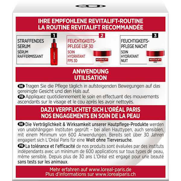 Gesichtscreme Revitalift Classic LSF 30 L'ORÉAL PARiS REVITALIFT