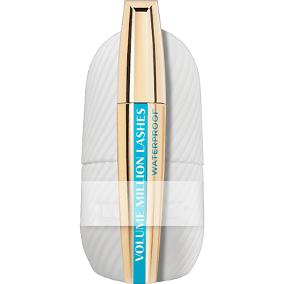 L'ORÉAL PARiS Set Volume Million Lashes Mascara Waterproof Black & Ice Roller, 1 pc