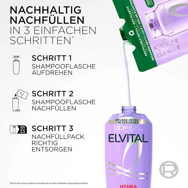 Shampoo Hydra Hyaluronic Nachfüllpack L'ORÉAL PARiS