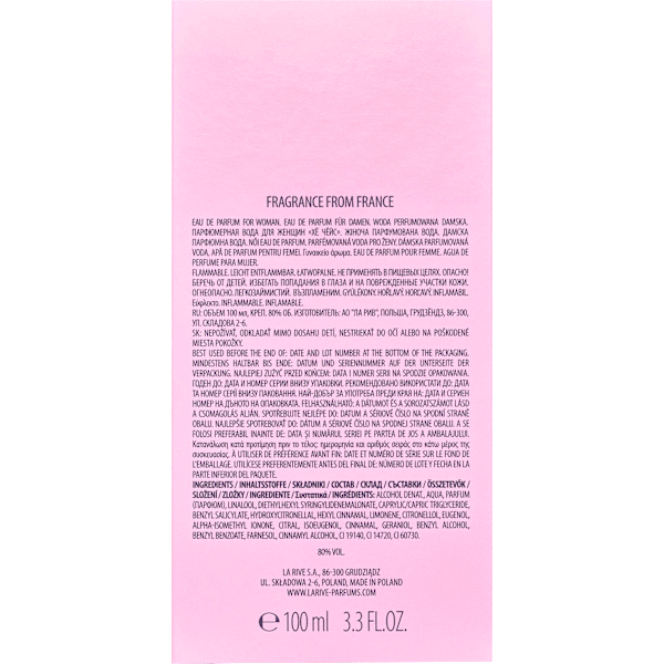 Her choice Eau de Parfum LA RIVE