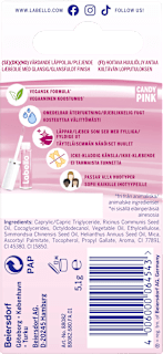 Lip Oil Glossy Finish Candy Pink Labello