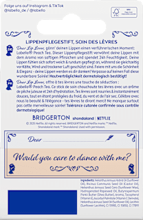 Lippenpflege Bridgerton Penelope & Colin Peach Tea Labello