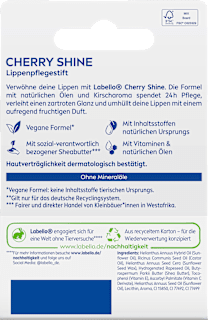 Lippenpflege Cherry Shine Labello