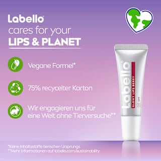 Lippenpflege Glowy Lips Berry LSF30 Labello