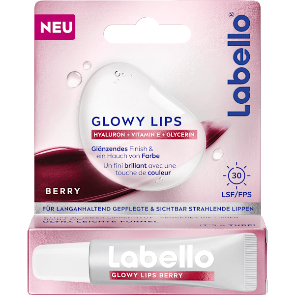Lippenpflege Glowy Lips Berry LSF30 Labello