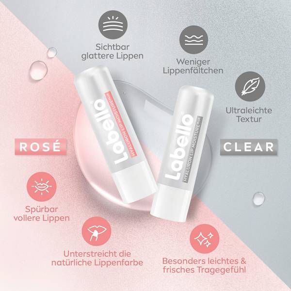 Lippenpflege Hyaluron Moisture Rosé Labello