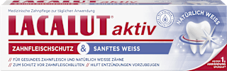 Zahnpasta aktiv Zahnfleischschutz & Sanftes Weiss Lacalut