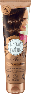 Farb-Glanzbehandlung Glossing Chocolate Brown LANGHAARMÄDCHEN
