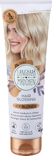 Farb-Glanzbehandlung Glossing Icy Blonde LANGHAARMÄDCHEN
