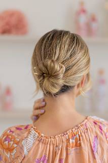 Haar-Pin Gold-Optik LANGHAARMÄDCHEN