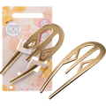 Haar-Pin Gold-Optik LANGHAARMÄDCHEN