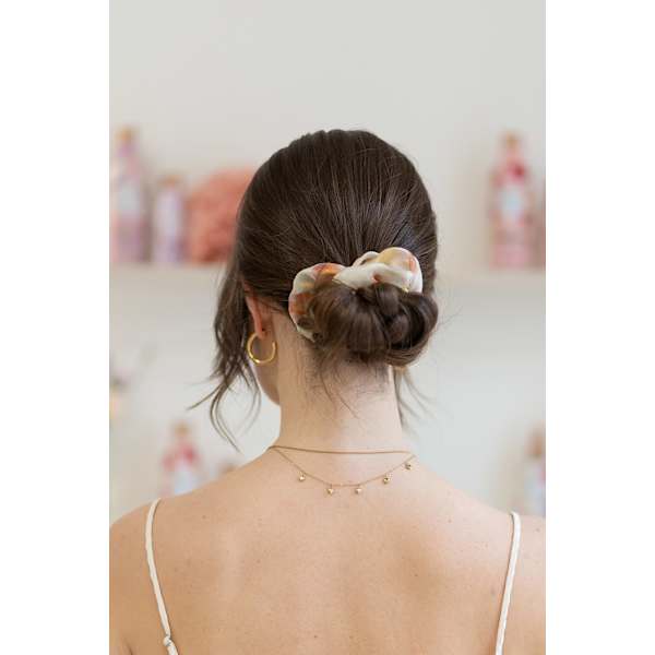 Scrunchie Aquarellprint LANGHAARMÄDCHEN