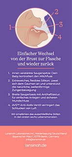 Babyflasche aus Glas Gr. S, 160 ml Lansinoh