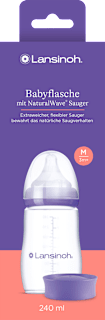 Babyflasche NaturalWave, ab 3 Monaten, 240ml Lansinoh