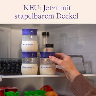 Babyflasche NaturalWave, von Geburt an, 160ml Lansinoh
