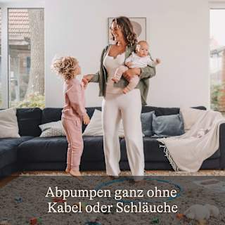 Doppelmilchpumpe tragbar, elektrisch Lansinoh