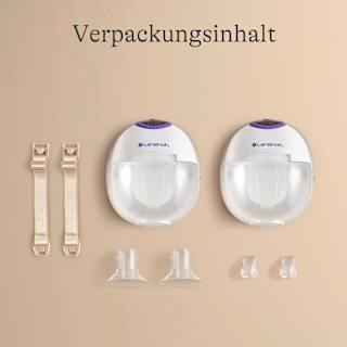 Doppelmilchpumpe tragbar, elektrisch Lansinoh