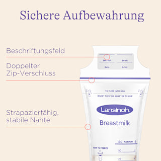 Muttermilchbeutel Lansinoh
