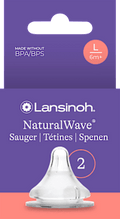 Trinksauger Natural Wave Gr. L, ab 6 Monaten Lansinoh