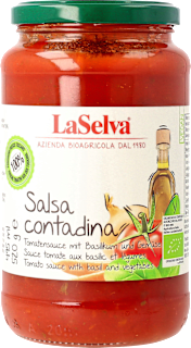 Tomatensoße mit Basilikum, Gemüse & Olivenöl LaSelva