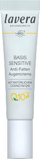 Anti Falten Augencreme Q10  Basis Sensitiv lavera NATURKOSMETIK