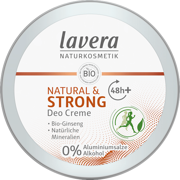 Deocreme Natural & Strong lavera NATURKOSMETIK