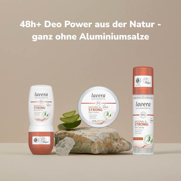 Deocreme Natural & Strong lavera NATURKOSMETIK