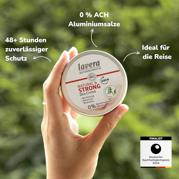 Deocreme Natural & Strong lavera NATURKOSMETIK
