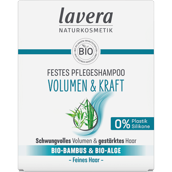 Festes Shampoo Volumen & Kraft  lavera NATURKOSMETIK