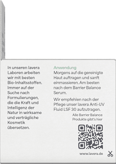 Gesichtscreme Barrier Balance lavera NATURKOSMETIK