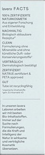 Gesichtscreme Basis Sensitiv feuchtigkeitsspendend  lavera NATURKOSMETIK