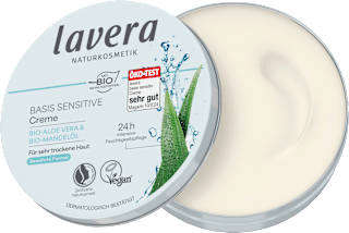 Gesichtscreme Basis Sensitiv in der Dose lavera NATURKOSMETIK