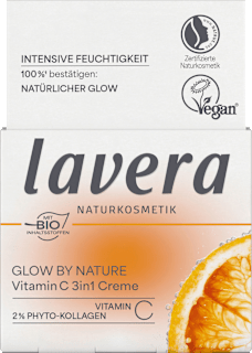 Gesichtscreme Glow By Nature Vitamin C 3in1 lavera NATURKOSMETIK