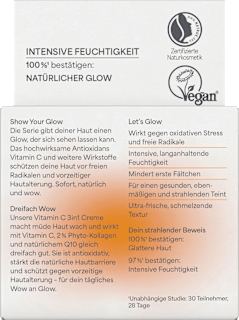 Gesichtscreme Glow By Nature Vitamin C 3in1 lavera NATURKOSMETIK