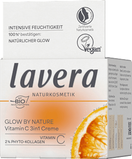 Gesichtscreme Glow By Nature Vitamin C 3in1 lavera NATURKOSMETIK