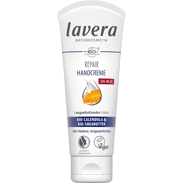 Handcreme Repair SOS Hilfe mit Calendula & Sheabutter lavera NATURKOSMETIK