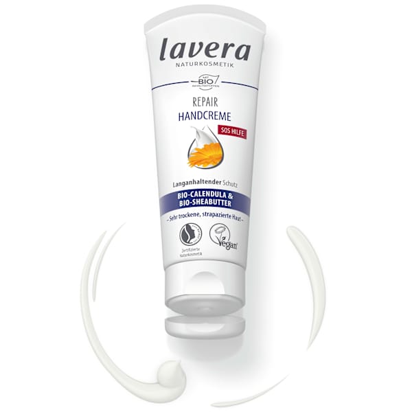 Handcreme Repair SOS Hilfe mit Calendula & Sheabutter lavera NATURKOSMETIK