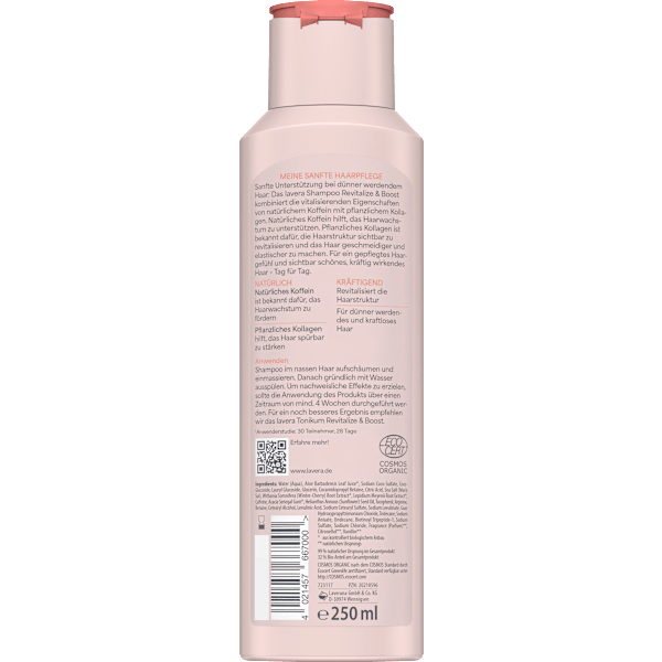 Shampoo Revitalize & Boost lavera NATURKOSMETIK