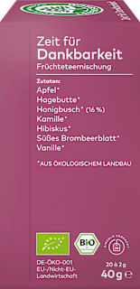 Früchtetee "Zeit für Dankbarkeit" (20 Beutel) LEBENSBAUM