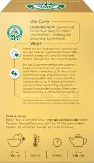 Früchtetee "Zeit zum Krafttanken" (20 Beutel) LEBENSBAUM